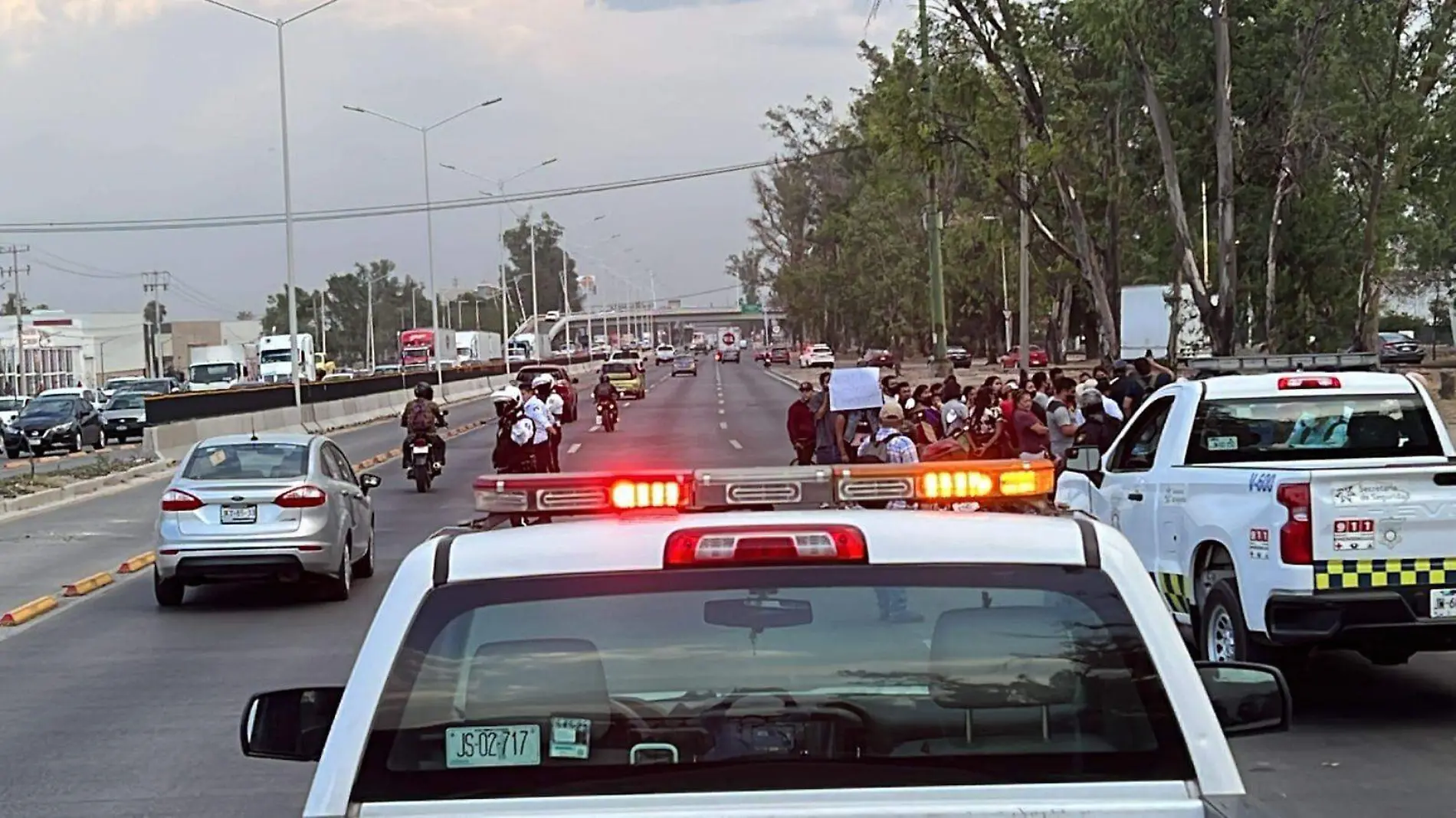 Manifestación vecinos Miramar